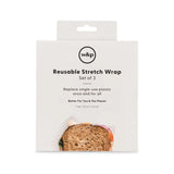 Reusable Silicone Stretch Wrap | Set of 3 Assorted Sizes