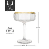 Meridian Coupe Glasses | Set of 2