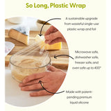 Reusable Silicone Stretch Wrap | Set of 3 Assorted Sizes