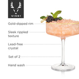 Meridian Coupe Glasses | Set of 2