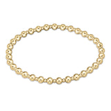 enewton Extends | Classic Grateful Pattern 2mm x 4mm Gold Bead Bracelet