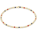 enewton | Hope Sincerity Pattern 2mm Bead Bracelet | Firecracker