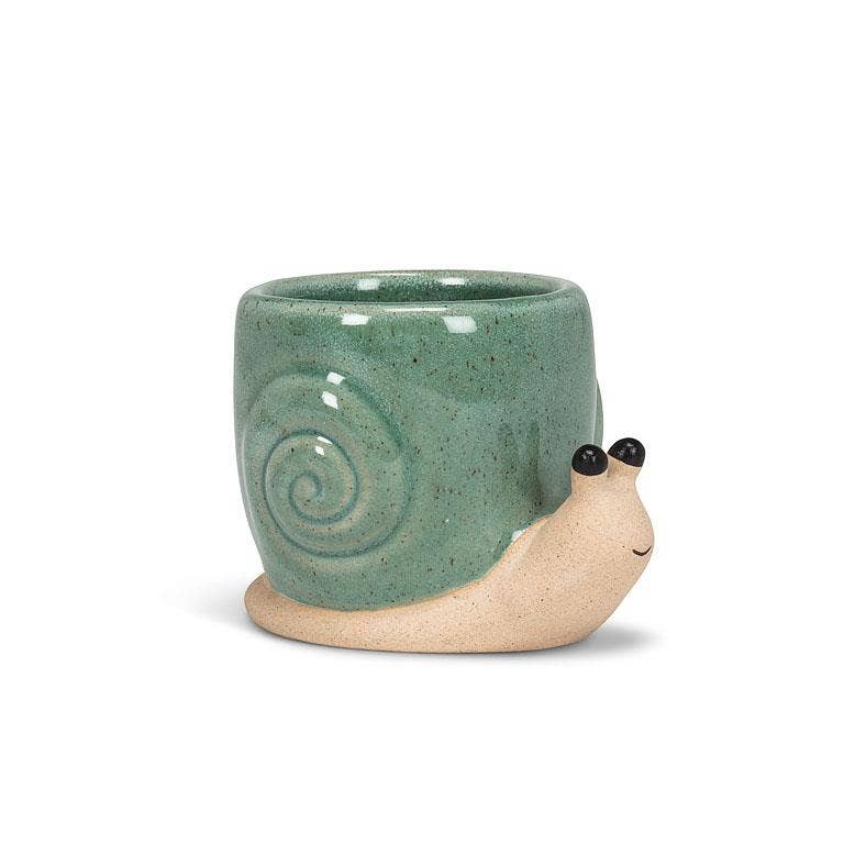 snail planter pot Mini Snail Planter
