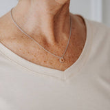 Shine Salvaged Copper + Steel Adjustable Necklace