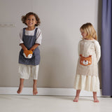 Bear Linen Apron For Kids