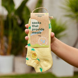 Ankle Socks that Provide Meals | Golden Pineapples