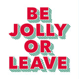 Jolly or Leave | Holiday Cocktail Napkins | 20ct