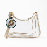 Game Day Football Bag Charm | Green + White