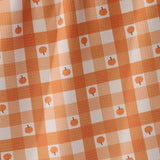 Pumpkin Check Tea Towel