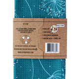 Teal Queen Anne's Lace | Two Sided Waffle Weave Microfiber Towels