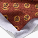 Artisanal Floral Orange Tea Towel