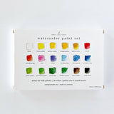 Watercolor Paint Set | 18 Colors with Brush