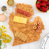 Michigan Shaped Serving and Cutting Board