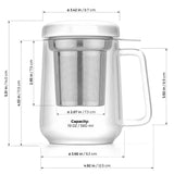 Porcelain Mug with Infuser | 19oz