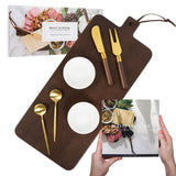 7 Piece Charcuterie Board Set | Brown