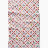 Fall Flowers Tea Towel