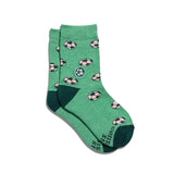 Kids Socks that Support Youth Sports | Green Soccer Balls
