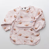 The Grayson Long Sleeve Bib | Touchdown | Petal Pink