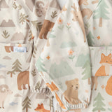 The Grayson Long Sleeve Bib | Woodland Blooms