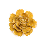 Yellow Rose Ceramic Flower