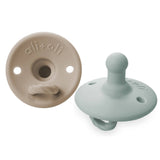 Pacifier Set Round | Taupe + Mist