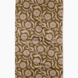 Falling Flowers Tea Towel