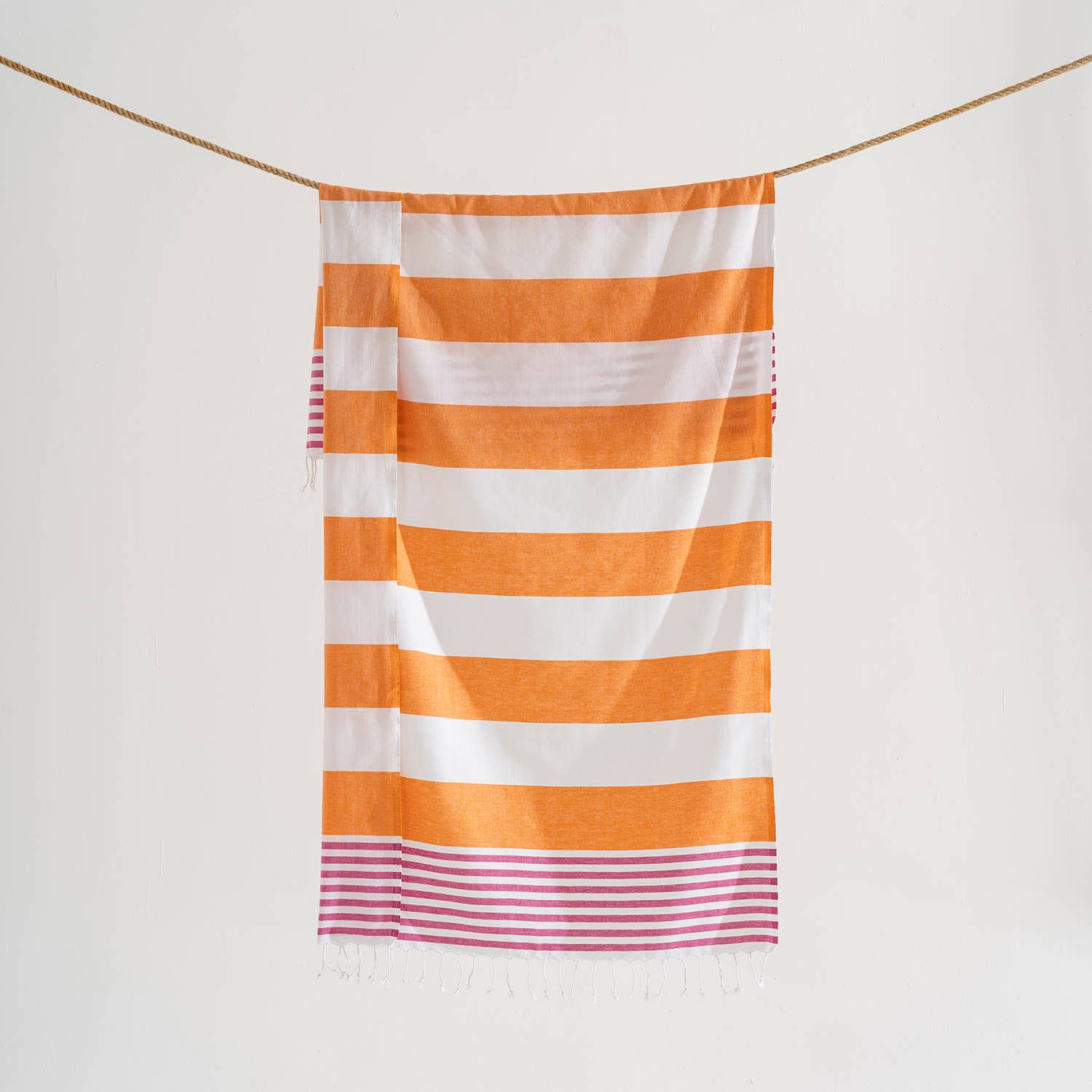 Orange/Pink Turkish Towel