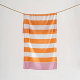 Orange/Pink Turkish Towel