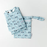 The Grayson Long Sleeve Bib | Golf | Blue