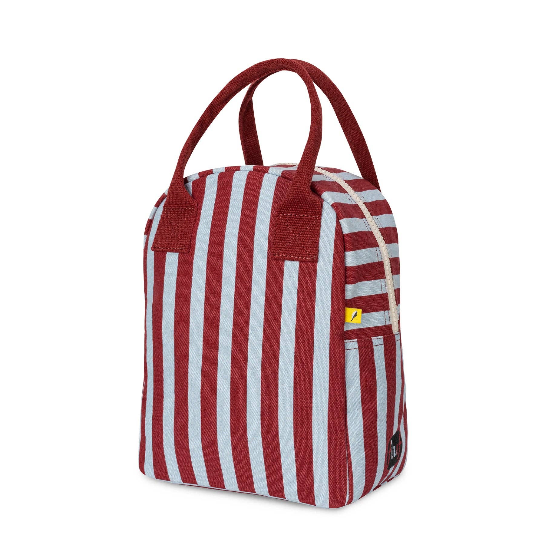 Awning Stripe Chili Pepper | Zipper Lunch Bag