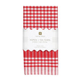 Red & White Gingham Napkins | 2 Pack