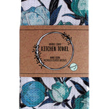 Blue Roses | Two Sided Waffle Weave Microfiber Towels