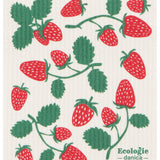 Strawberries Swedish Dishcloth