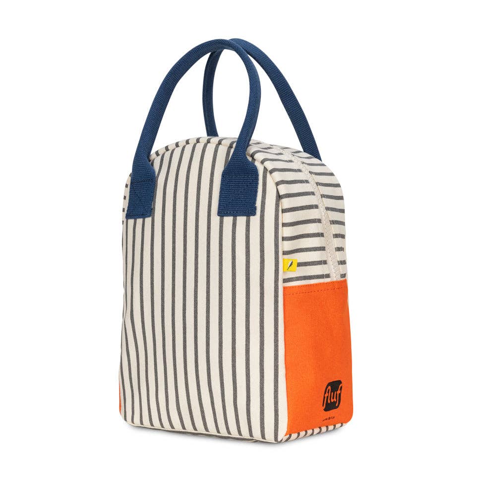 Pencil Stripe Nautical | Zipper Lunch Bag