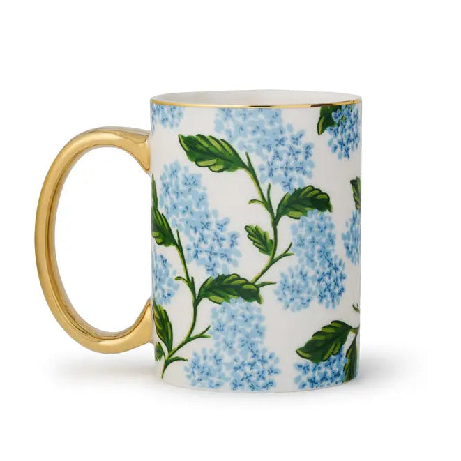 Hydrangea Porcelain Mug
