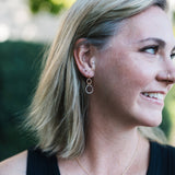 How Sweet It Is Stainless Steel + Gold Plated Earrings