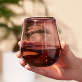 Rosado Recycled Glass Stemless Wine Glasses | Set of 2