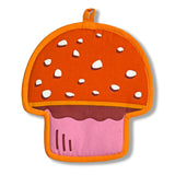 Mushroom Pot Holder with Pocket