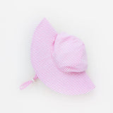 Pink Seersucker Sunhat UPF 50+ Baby & Toddler