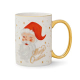 Winking Santa Claus Porcelain Mug