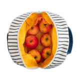 Pencil Stripe Nautical | Zipper Lunch Bag