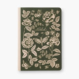 English Rose Stitched Notebook | Set of 3