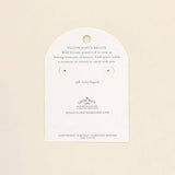 Yellow Baby's Breath/Gold | Pressed Flower Hoop Earring