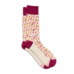 Socks for Women's Equality | Pink Floral