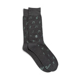 Socks that Support Music | Gray Music Notes