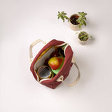 Two Tone Green + Yellow | Zipper Lunch Bag