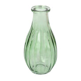Green Glass Bud Vase | Large