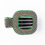 Charlotte Flat Hair Clip | Green
