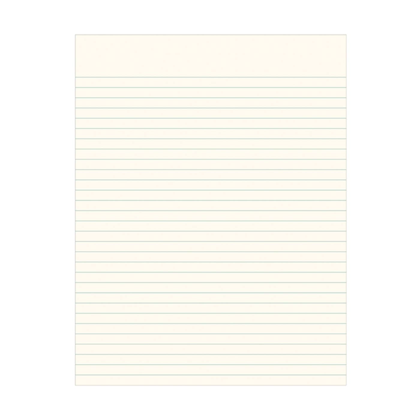 Moss Vertical Striped Journal | Lined Notebook