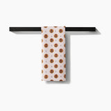 Artisanal Floral Cream Tea Towel